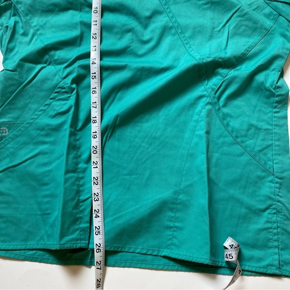 GREEN WONDERWINK WONDERWORK SCRUBS SHIRT - Picture 4 of 4